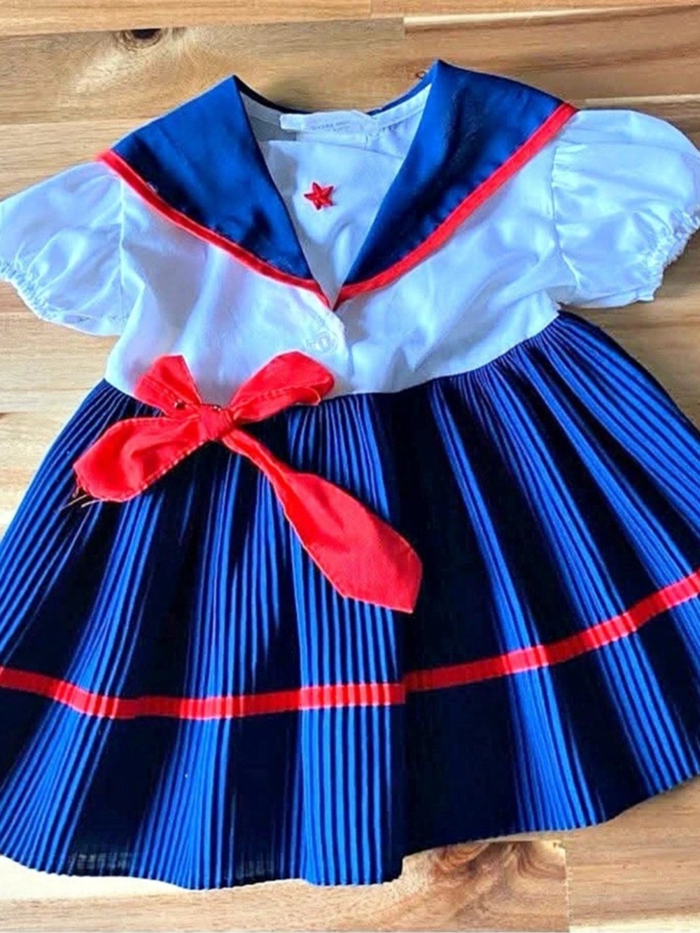 Daisy Park Girls Size 2T Striped Sailor Dress